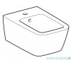 Geberit iCon Square bidet wiszący biały KeraTect 231910600